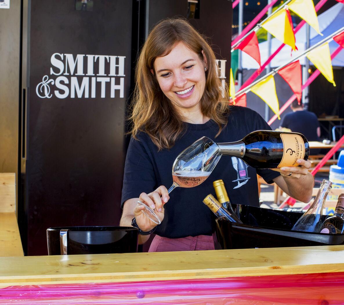 Roséweine und Schaumweine am Street Food Festival