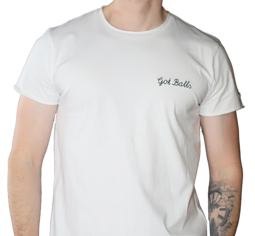 T-Shirt "Got Balls" White"S