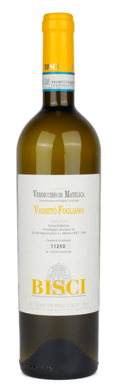 Verdicchio di Matelica "Vigneto Fogliano" DOC Bio