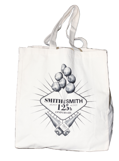 Shopper mit 10 year anniversary Logo Smith & Smith