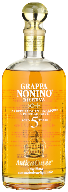 Grappa "Riserva Antica Cuvée 5 Years" Barrique